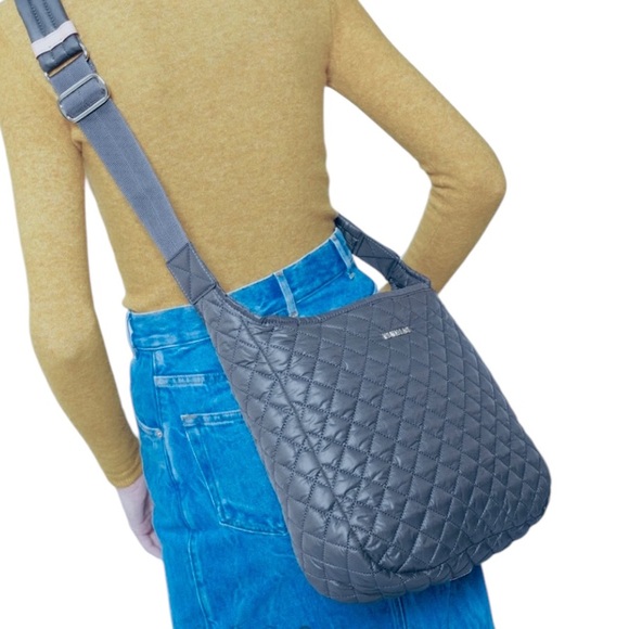 MZ Wallace Quilted Crossbody Bag in Taupe - Picture 2 of 16